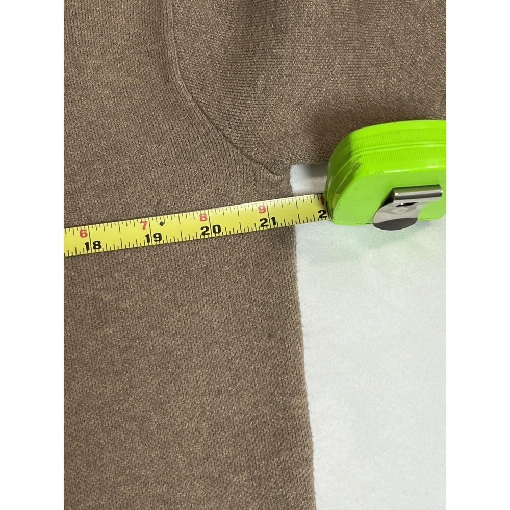 Quince Organic Cotton Turtleneck Sweater XS Brown Minimalist Capsule Luxury EUC - Picture 6 of 8